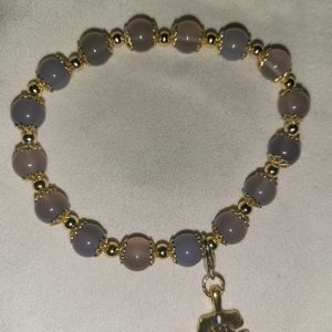 Smoky Agate Crystal Bracelet